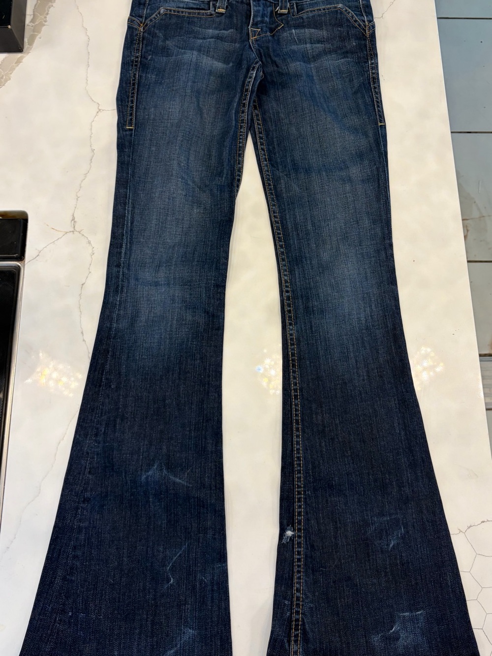William Rast Dark Blue Flare Jeans